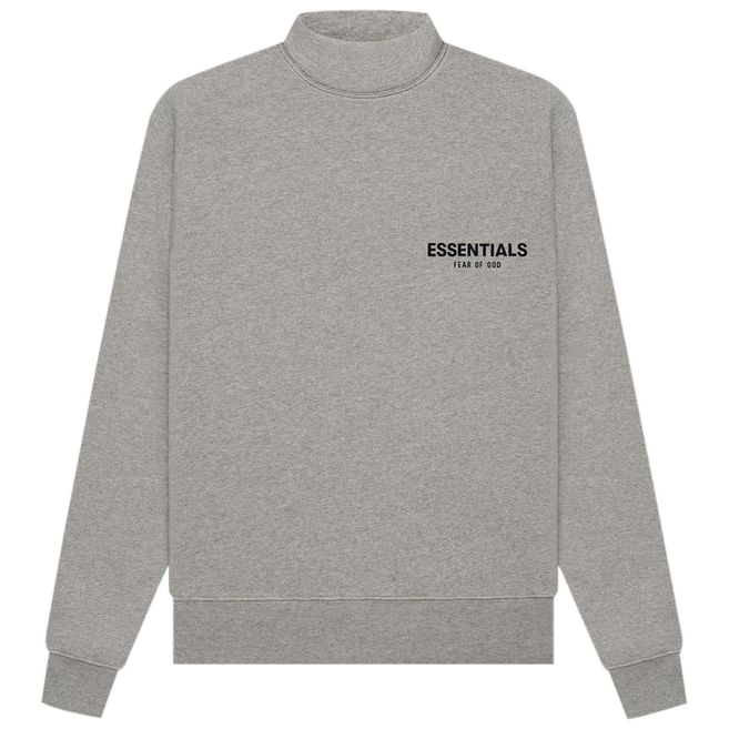 Fear of God Essentials Mockneck 'Dark Oatmeal'