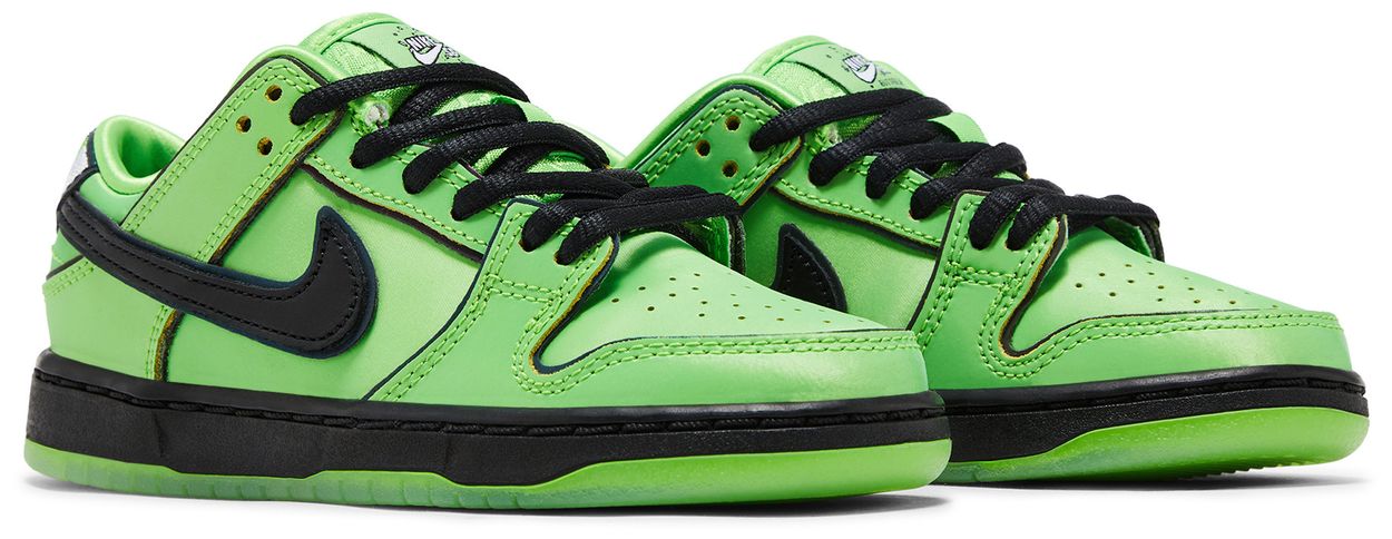 Nike SB — The Powerpuff Girls x Dunk Low Pro SB QS PS 'Buttercup' (image 8 of 8)