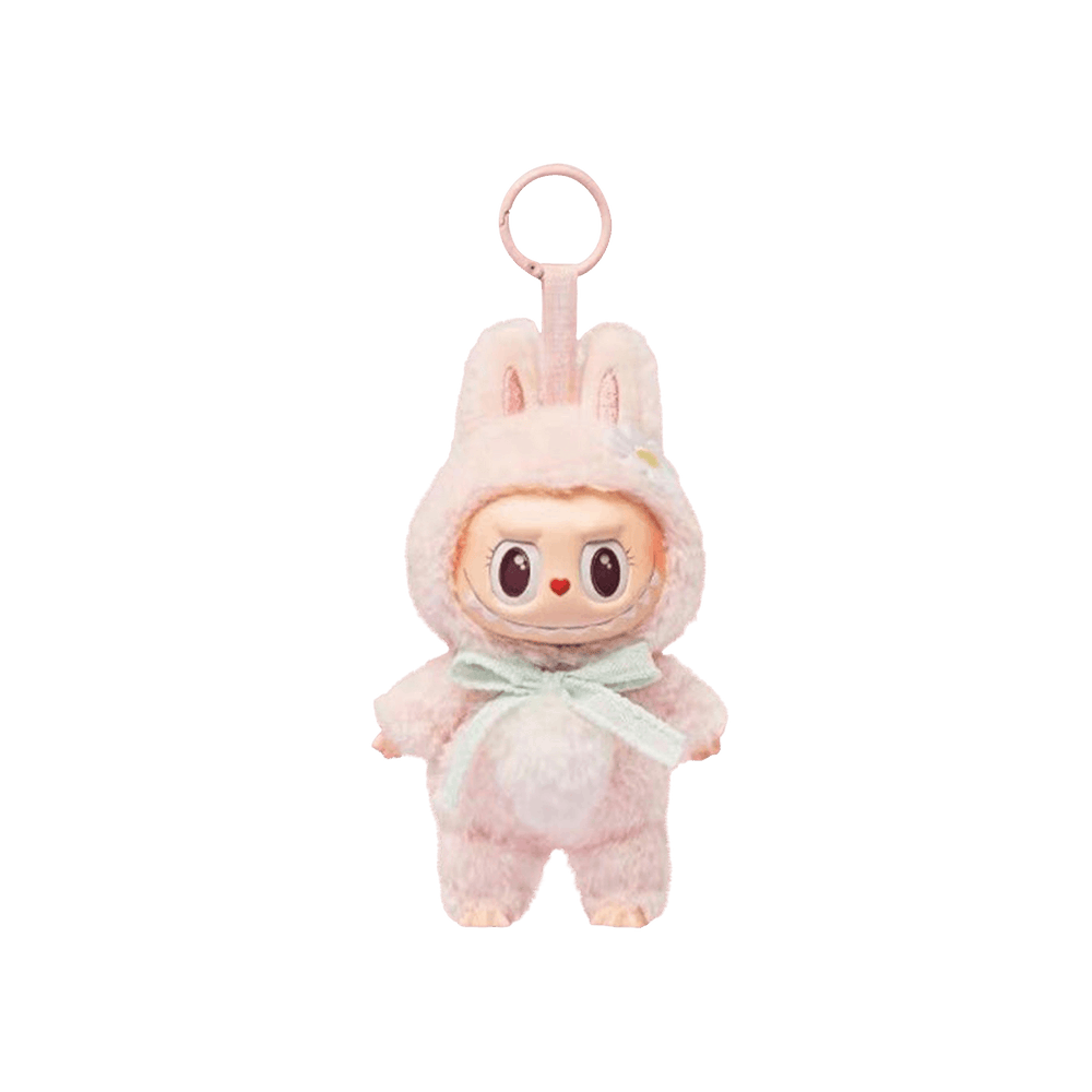 Pop Mart Labubu Mokoko Close to Sweet Vinyl Plush Pendant 'Pink'