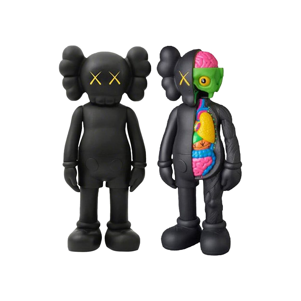 KAWS Clean Slate Vinyl Figure Black (image 2 of 2)