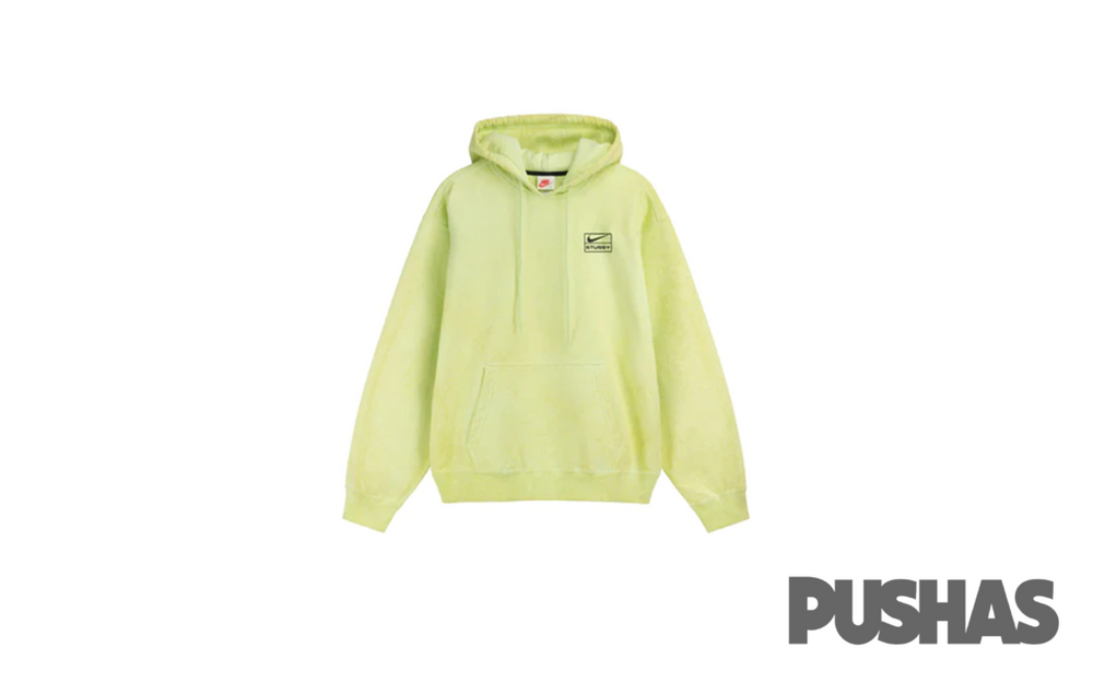 Nike x Stussy Washed Hoodie 'Volt'