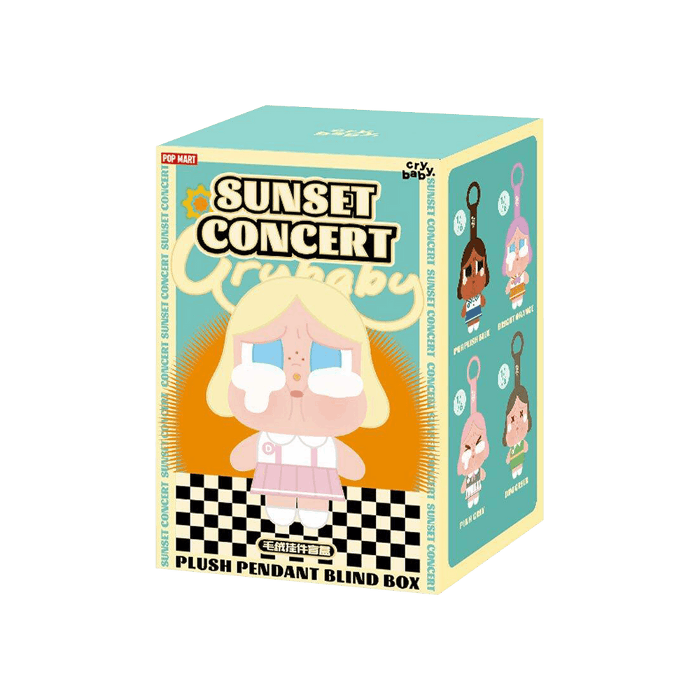 Pop Mart CRYBABY Sunset Concert Series Plush Pendant Single Blind Box 'Mystery'