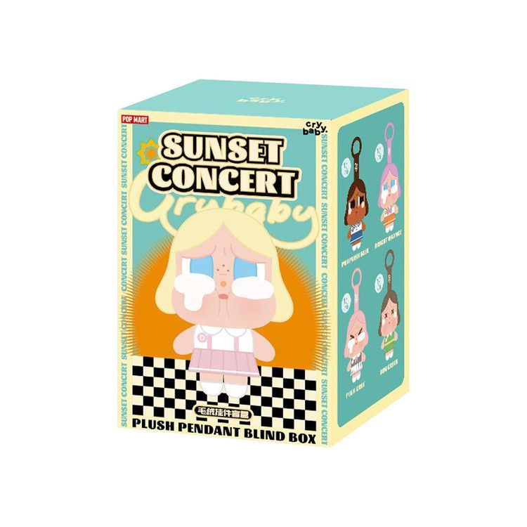Pop Mart CRYBABY Sunset Concert Series Plush Pendant Single Blind Box 'Mystery'