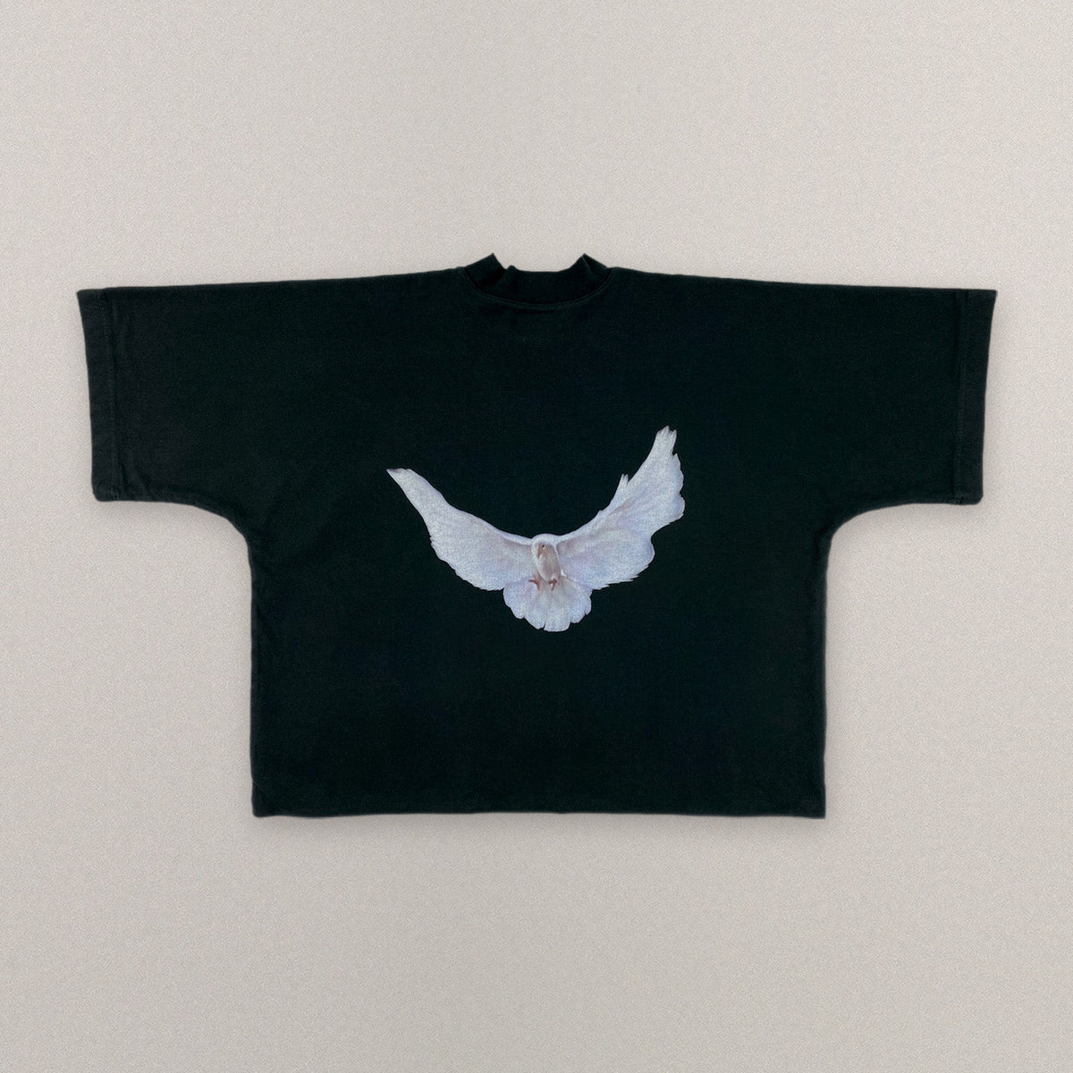 Yeezy Gap Engineered by Balenciaga Crop Dove No Seam Tee 'Black'