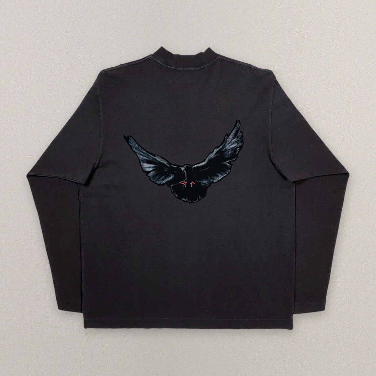 Yeezy Gap Engineered by Balenciaga Dove Longsleeve Tee 'Dark Grey'