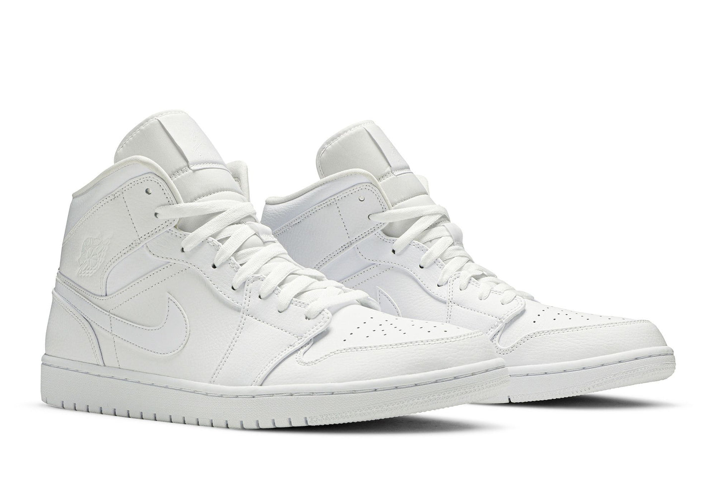 Air Jordan 1 Mid 'Triple White' 2019