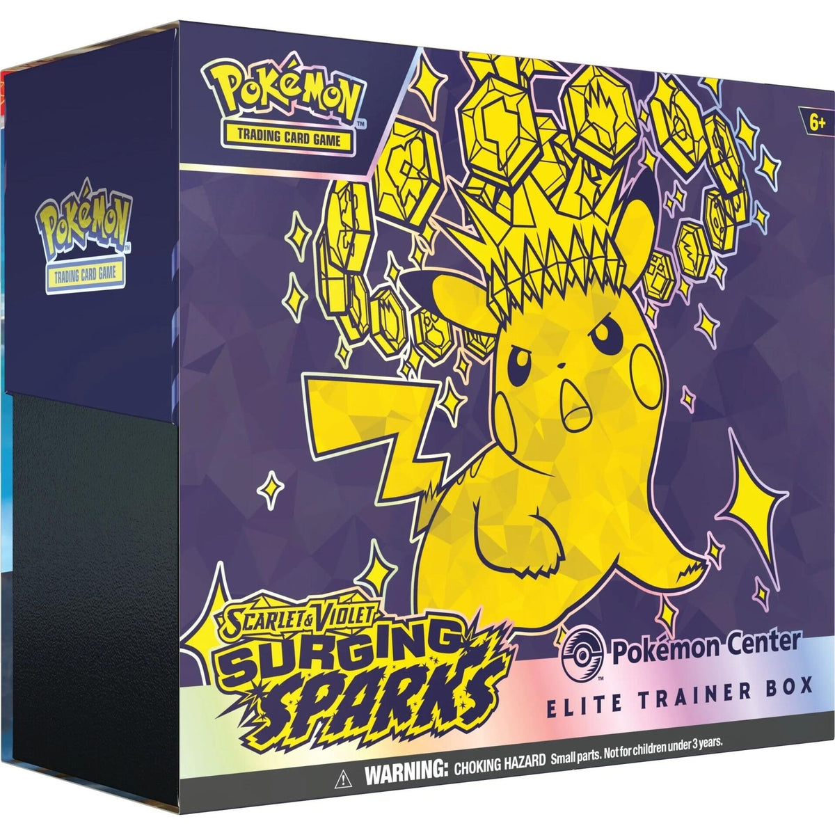 Surging Sparks Pokemon Center Elite Trainer Box (Exclusive) — Pokemon Center (Damaged Box)