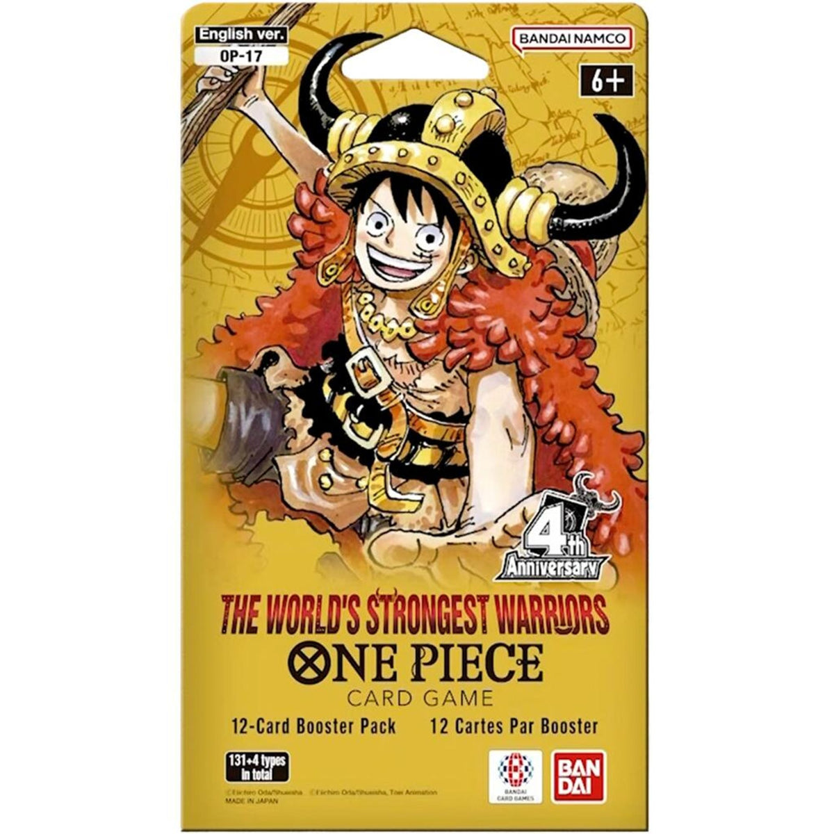 The World's Strongest Warriors Sleeved Booster Pack (5-Pack Bundle)