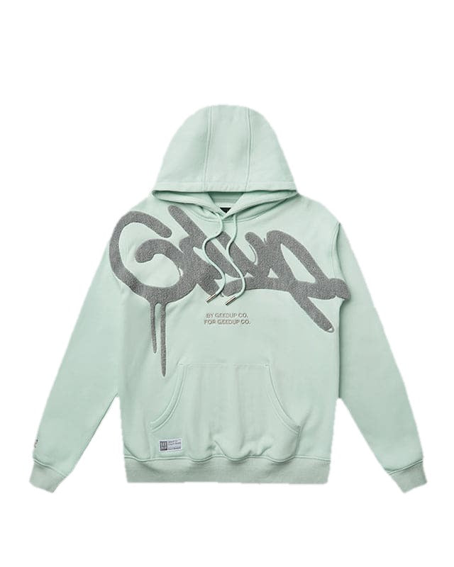 Geedup Handstyle Hoodie Teal/Grey