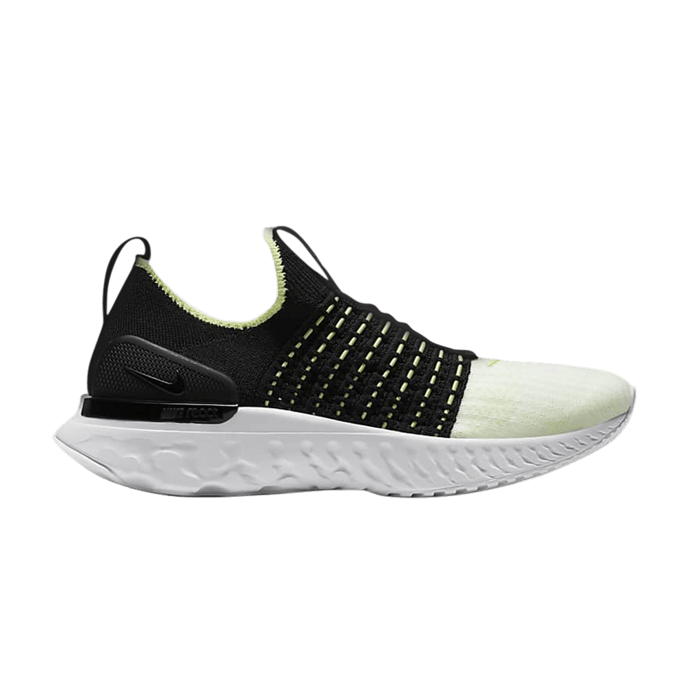 Nike Wmns React Phantom Run Flyknit 2 'Black Volt'