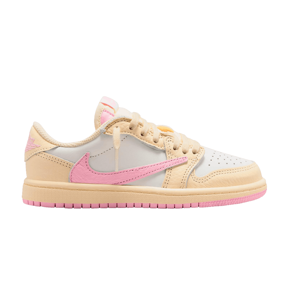 Travis Scott × Nike PS Jordan 1 Low OG SP "Muslin/Shy Pink"