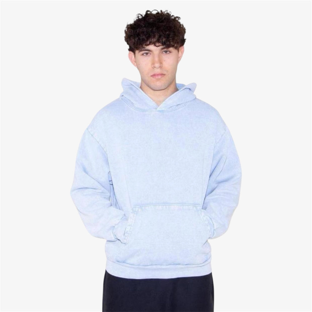 Heavy Fleece Arctic Blue Hoodie