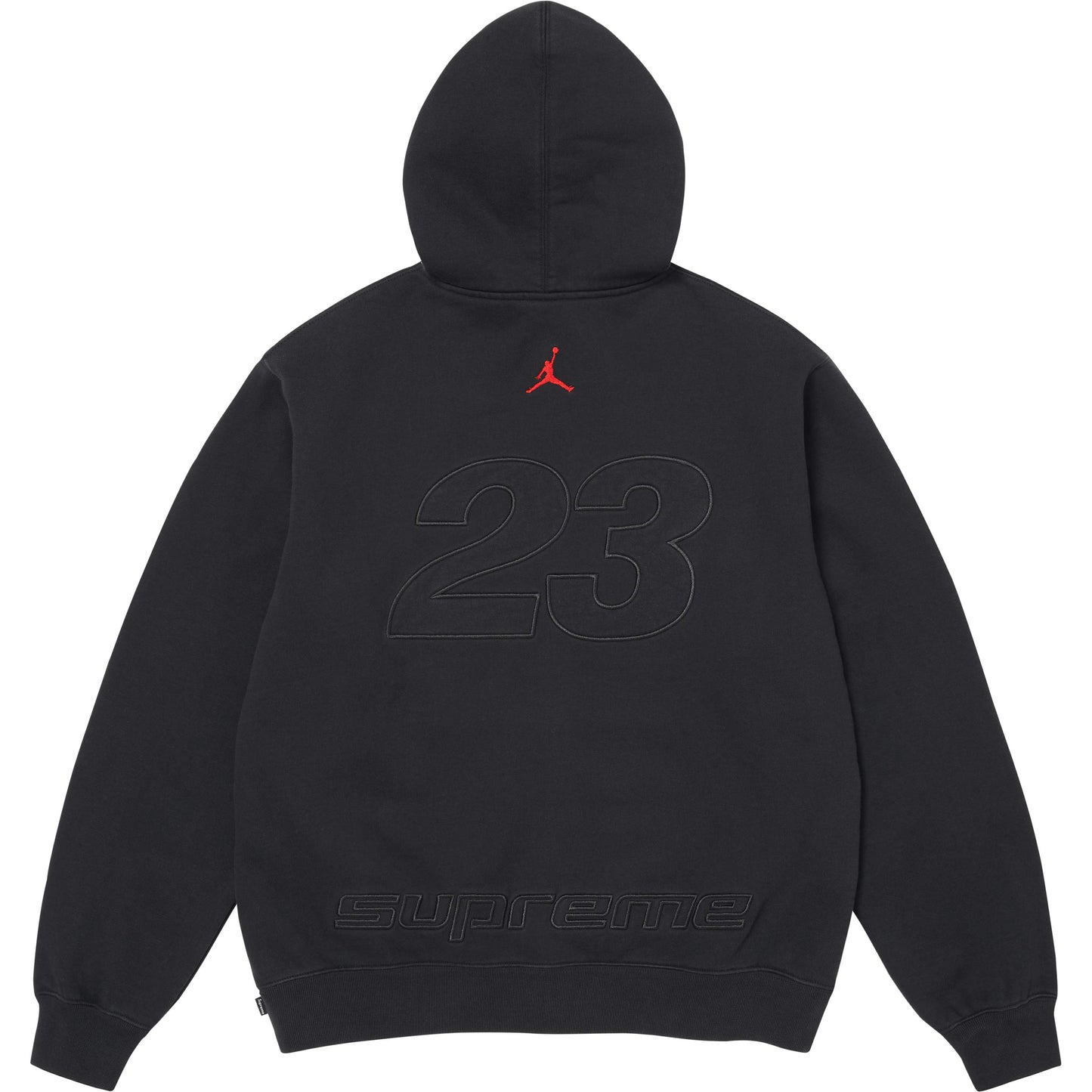 Jordan Hooded Sweatshirt Black (back)