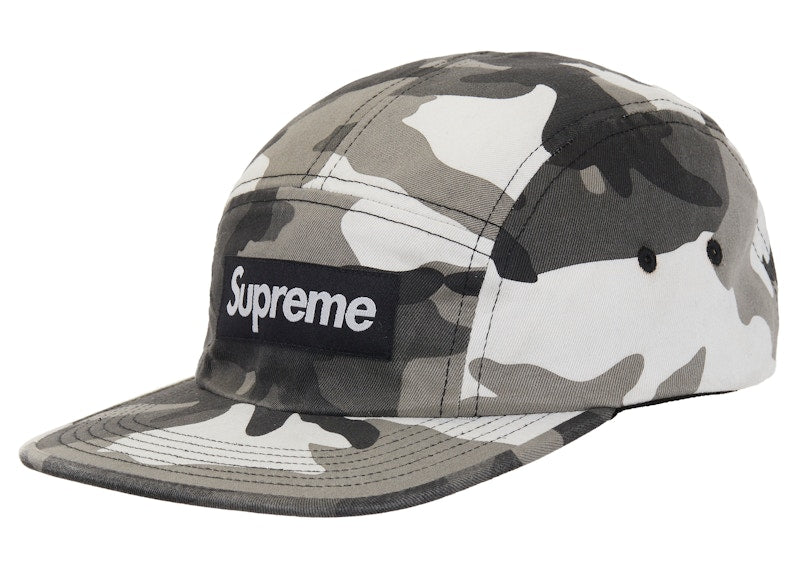 Supreme® Washed Chino Twill Camp Cap — Snow Camo