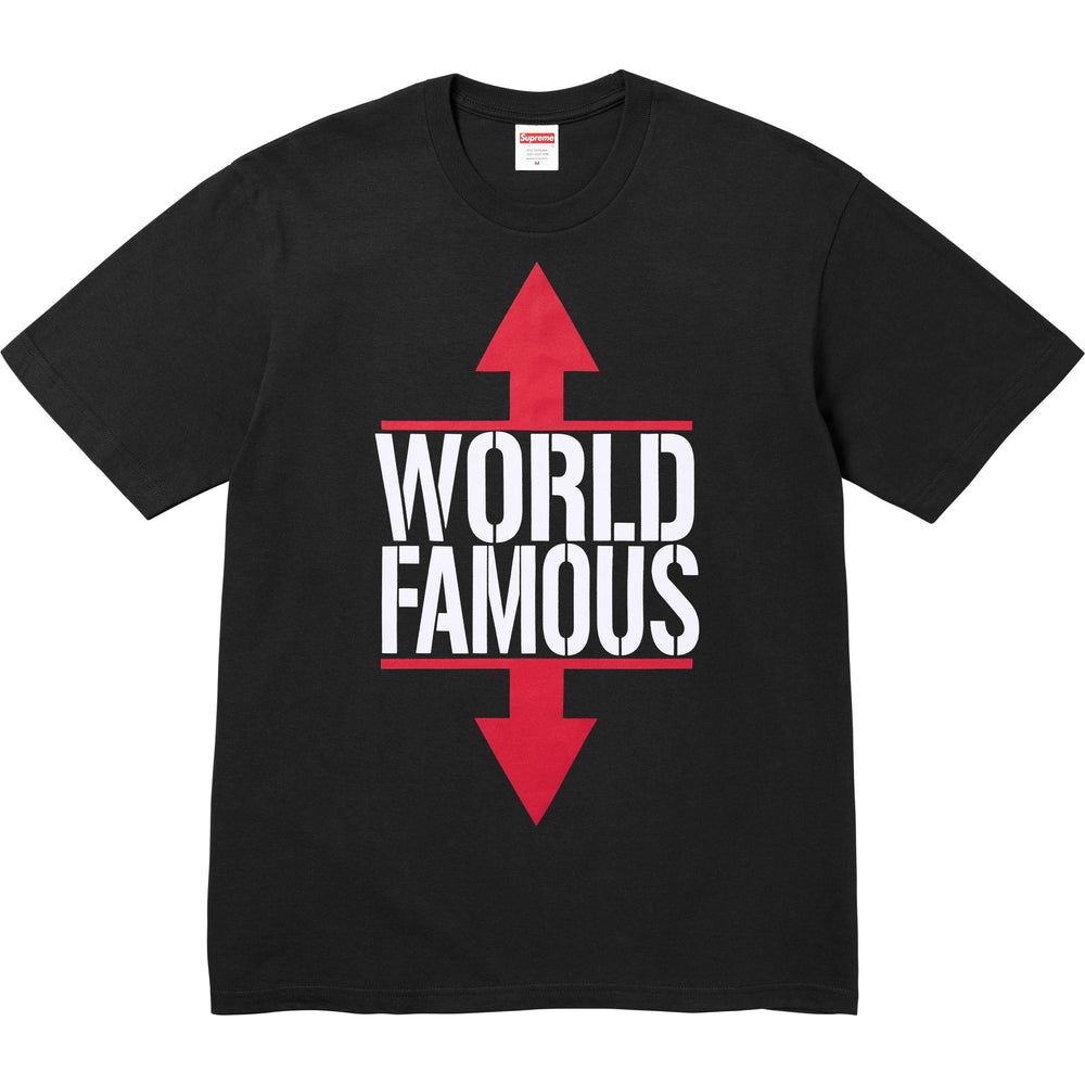 Supreme® World Famous Tee — Black