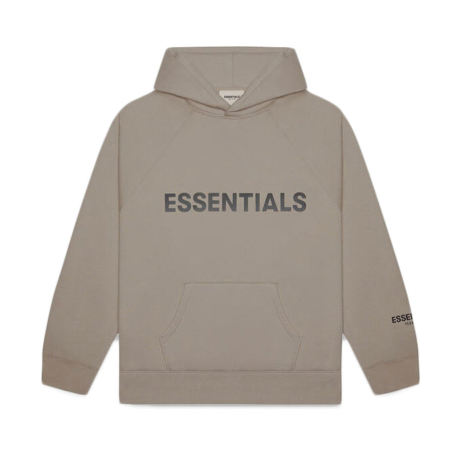 FEAR OF GOD ESSENTIALS 3D Silicon Applique Hoodie - Taupe (SS20)