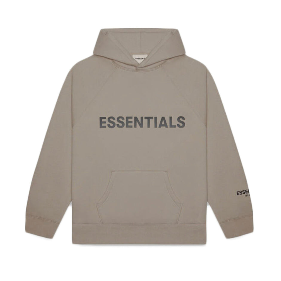 FEAR OF GOD ESSENTIALS 3D Silicon Applique Hoodie - Taupe (SS20)