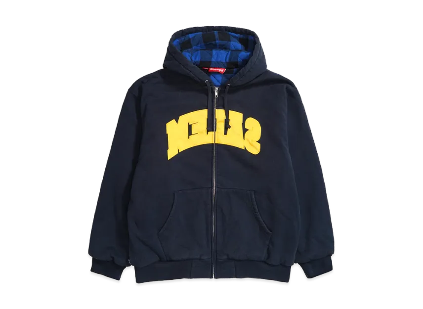 Supreme x SALEM Zip Up Hooded Sweatshirt "Navy"