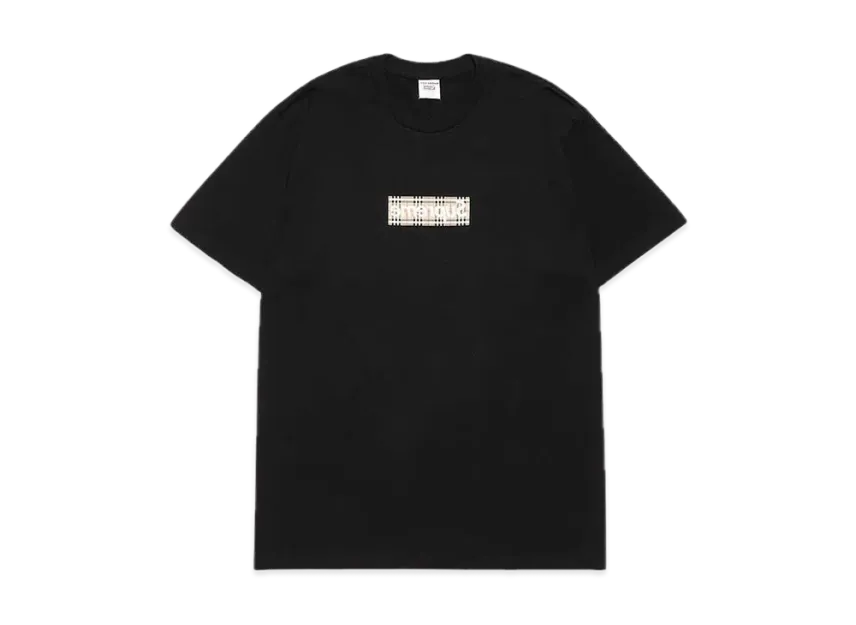 Supreme / Burberry Box Logo Tee "Black"