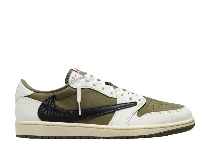 Travis Scott × Nike Air Jordan 1 Low OG SP "Reverse Olive"