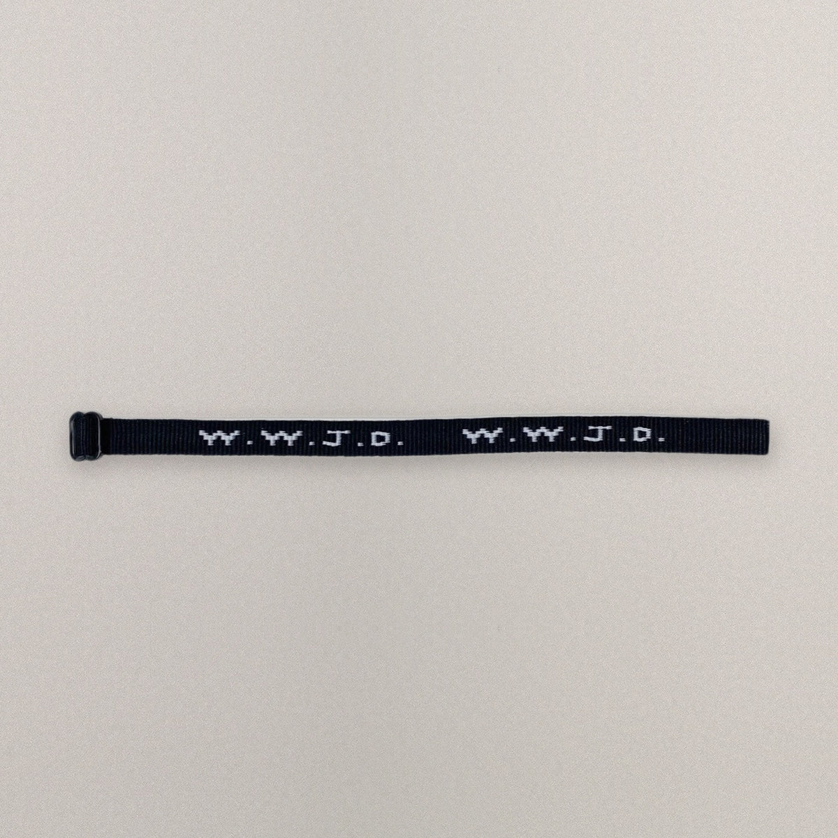 Yeezus Tour 2013 'WWJD' Black Bracelet