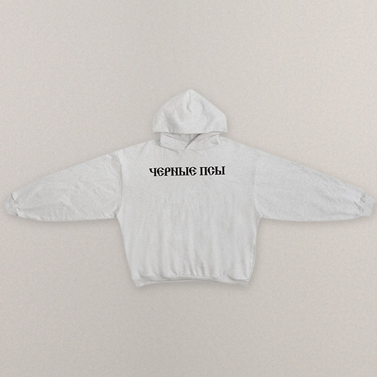 YZY Gosha Black Dogs Hoodie 'Heather Grey'