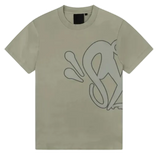 Syna World Logo T-Shirt 'Sage Green' view 1