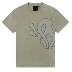 Syna World Logo T-Shirt 'Sage Green' view 1