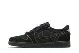 Travis Scott x Air Jordan 1 Retro Low OG SP 'Black Phantom' view 3