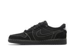 Travis Scott x Air Jordan 1 Retro Low OG SP 'Black Phantom' view 3