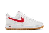 Nike Air Force 1 Low 'Color of the Month - White University Red' view 1