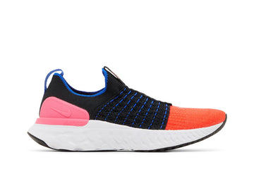 Nike Wmns React Phantom Run Flyknit 2 'Black Bright Crimson'