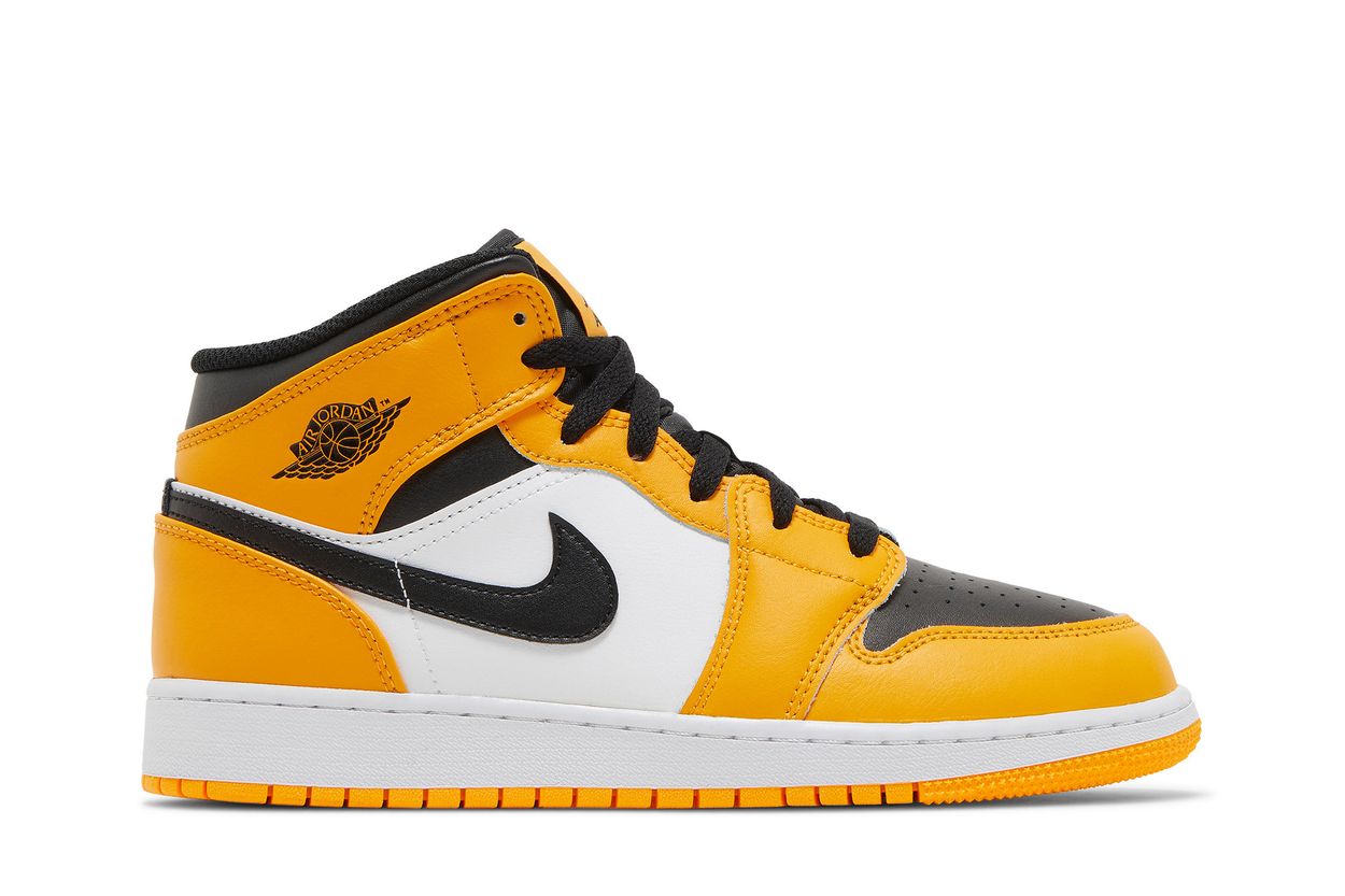 Air Jordan 1 Mid GS 'Reverse Yellow Toe'