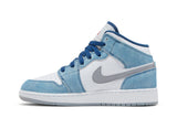 Air Jordan 1 Mid SE GS 'French Blue' view 3