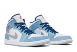 Air Jordan 1 Mid SE 'French Blue' view 8