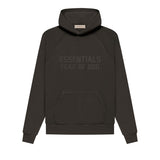 Fear of God Essentials Hoodie 'Off Black' view 1