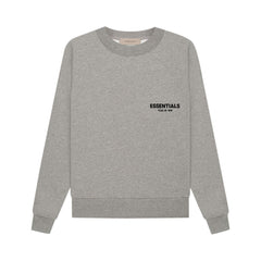 Fear of God Essentials Crewneck 'Dark Oatmeal' view 1