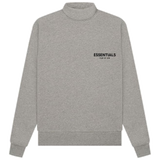 Fear of God Essentials Mockneck 'Dark Oatmeal' view 1