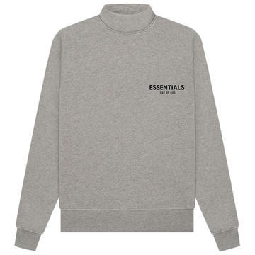 Fear of God Essentials Mockneck 'Dark Oatmeal'