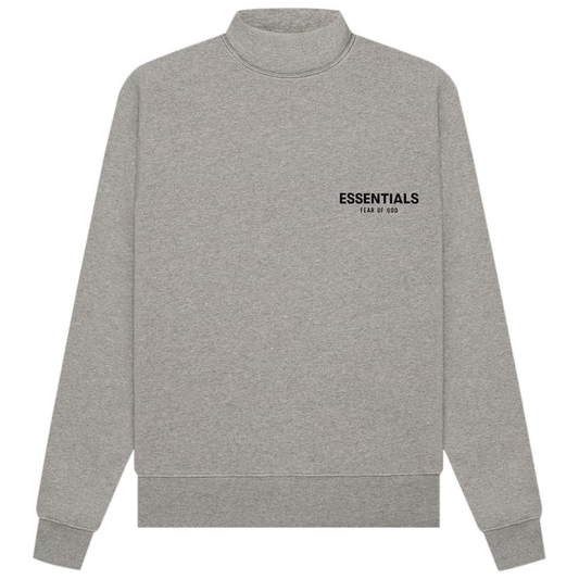Fear of God Essentials Mockneck 'Dark Oatmeal'