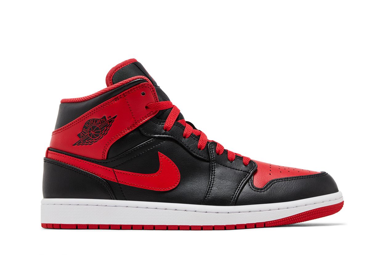 未使用 AIR JORDAN 1 BRED MID US10 28cm Air Jordan 1 Mid 'Bred' | Retailer