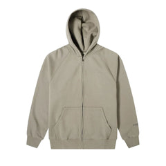 Fear of God Essentials Raglan Full Zip Hoodie 'Grey Flannel' view 1