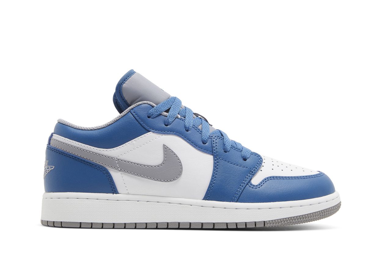 Air Jordan 1 Low GS 'True Blue Cement' | Retailer