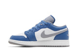 Air Jordan 1 Low GS 'True Blue Cement' view 3