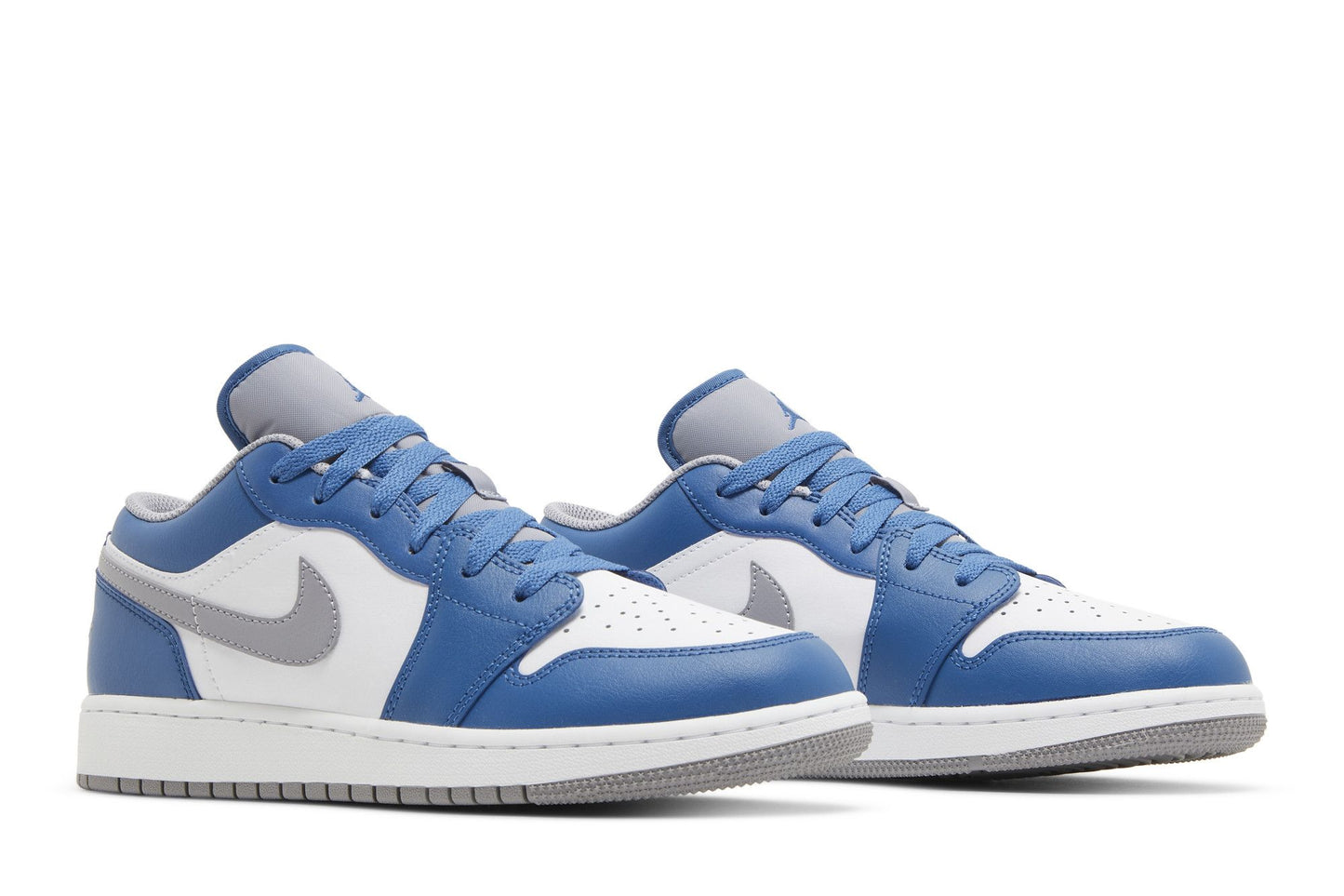 Air Jordan 1 Low GS 'True Blue Cement'
