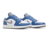 Air Jordan 1 Low GS 'True Blue Cement' view 8