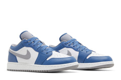 Air Jordan 1 Low GS 'True Blue Cement' view 8