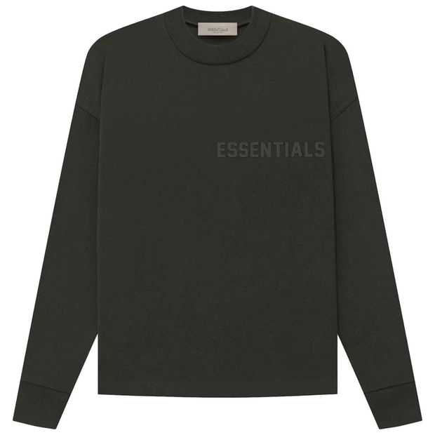 Fear of God Essentials Long-Sleeve Tee 'Off Black'