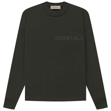 Fear of God Essentials Long-Sleeve Tee 'Off Black'