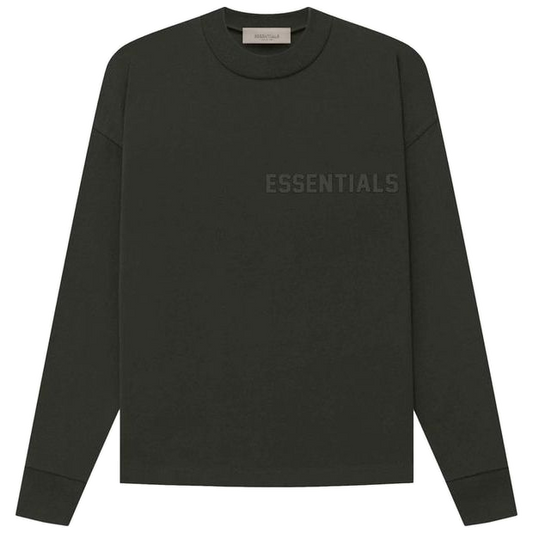 Fear of God Essentials Long-Sleeve Tee 'Off Black'